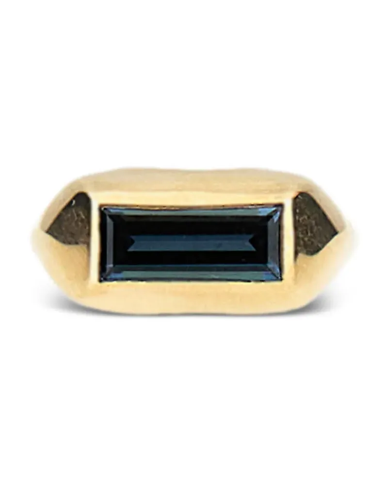 Aliita 9kt Gelbgoldring mit geometrischer Form Gold