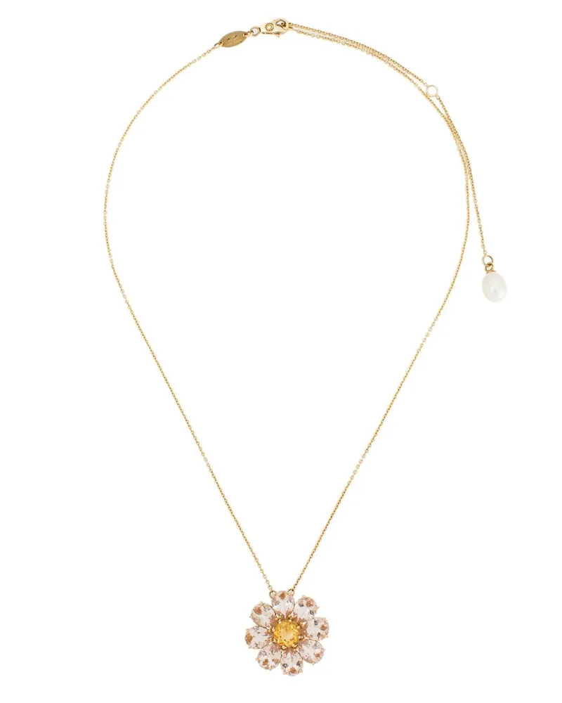 Dolce & Gabbana 18kt Spring Gelb- und Rotgoldanhänger mit Morganit Gold