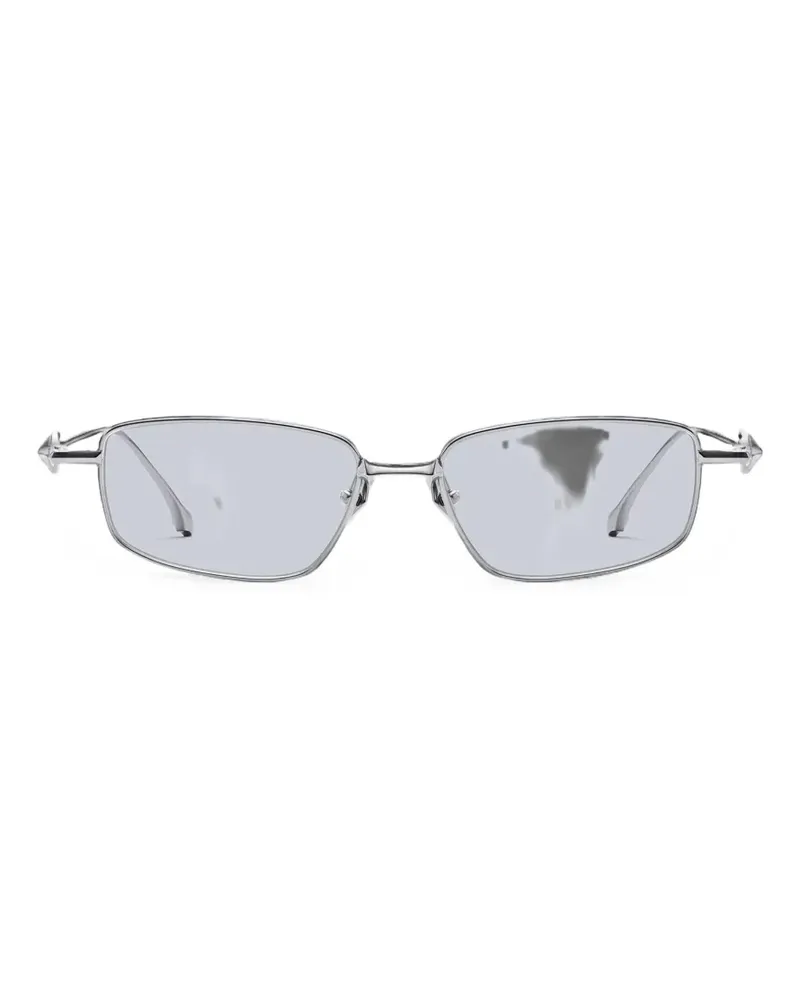 Gentle Monster Saga 02(V) square-frame sunglasses - Silber Silber
