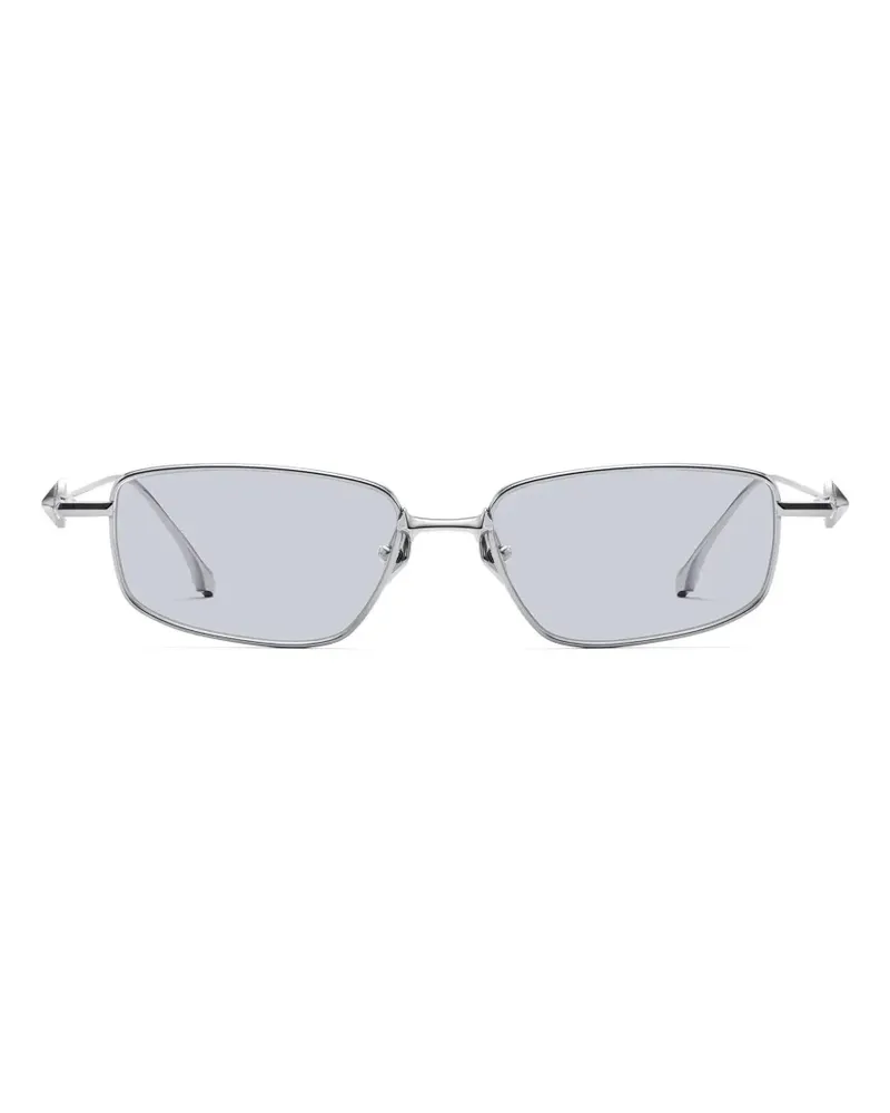 Gentle Monster Eckige Saga 02(V) Sonnenbrille - Silber Silber