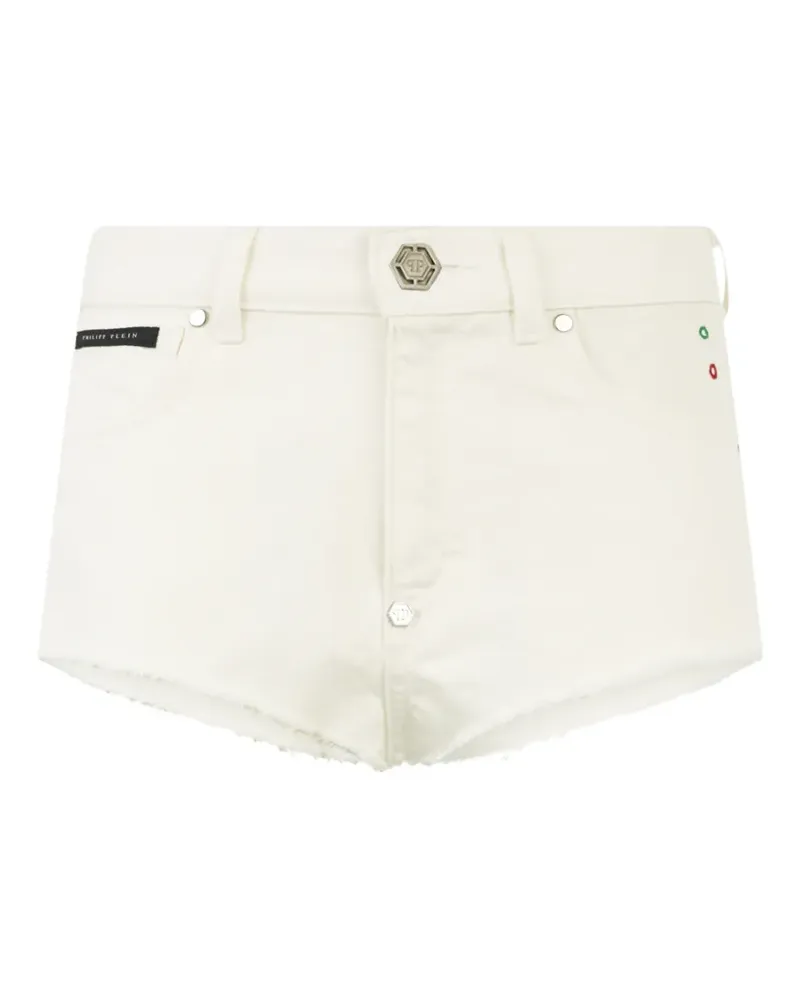 Philipp Plein frayed shorts - Nude Nude