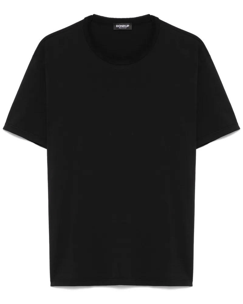 Dondup Klassisches T-Shirt - Schwarz Schwarz