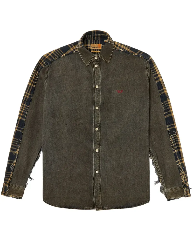 Diesel x Timberland kariertes Hemd - Braun Braun