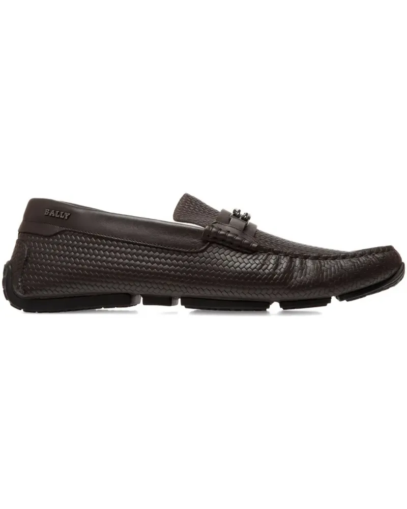 Bally Loafer mit gewebter Kette - EBANO 21 Ebano