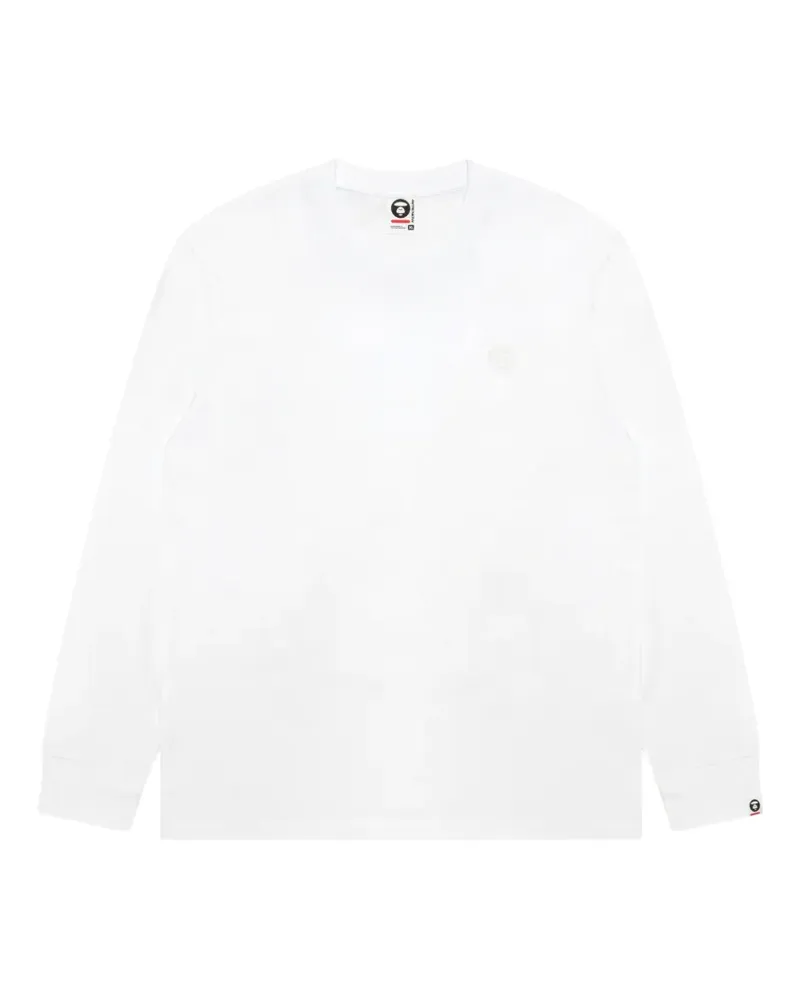 BAPE long-sleeve T-shirt - Weiß Weiß