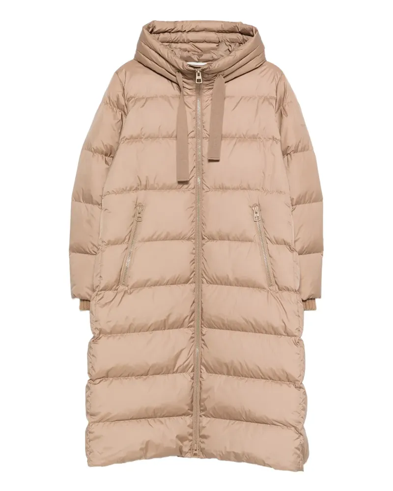 Marc O'Polo hooded padded oversized coat - Braun Braun
