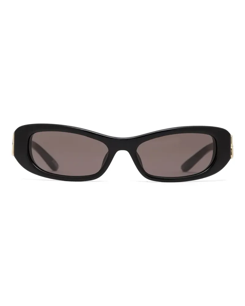 Balenciaga Eckige Cosmo Sonnenbrille in Schwarz Schwarz