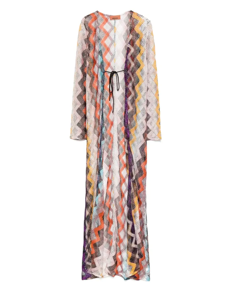 Missoni Kaftan mit Zickzackmuster - Blau Blau