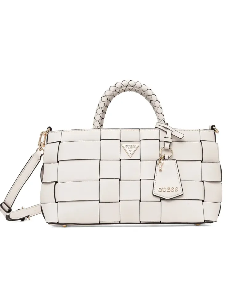 Guess braided-handle tote bag - Nude Nude