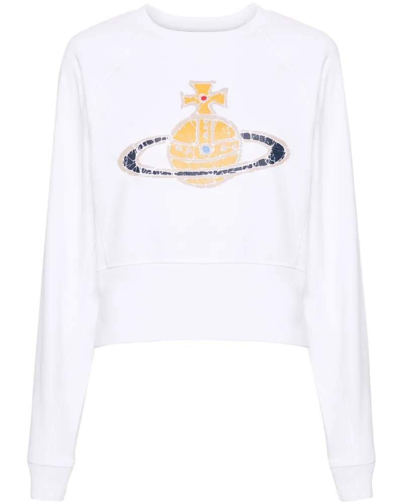 Vivienne Westwood Time Machine Sweatshirt aus Baumwolle Weiß