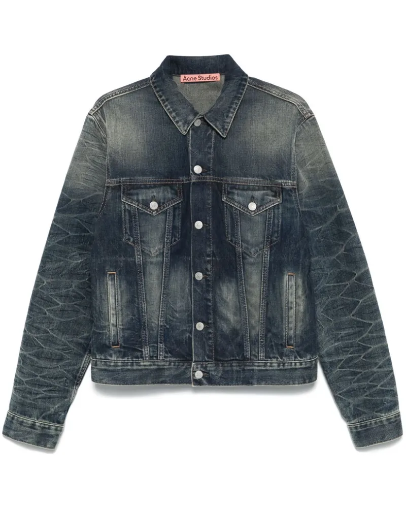 Acne Studios Klassische Jeansjacke - Blau Blau