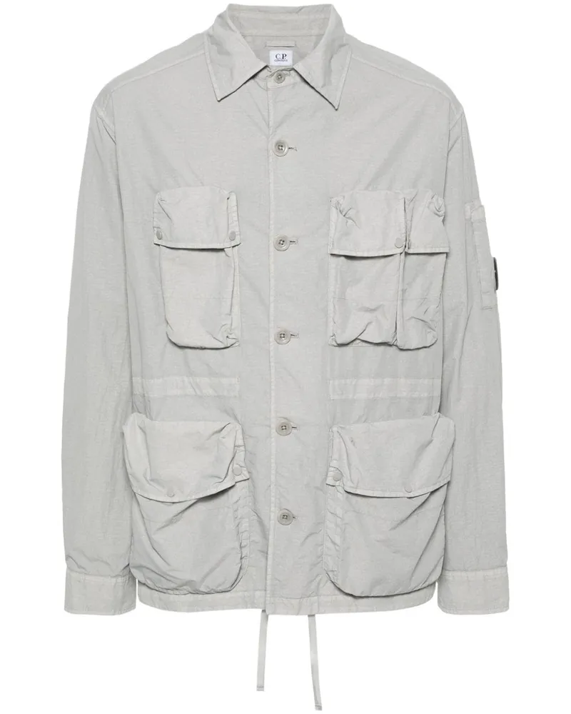 C.P. Company Flatt Cargo-Hemdjacke - Grau Grau
