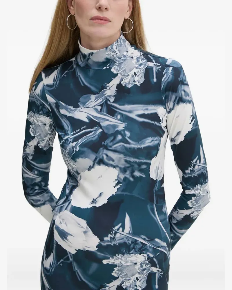 G-STAR RAW Langärmeliges Minikleid - Blau Blau