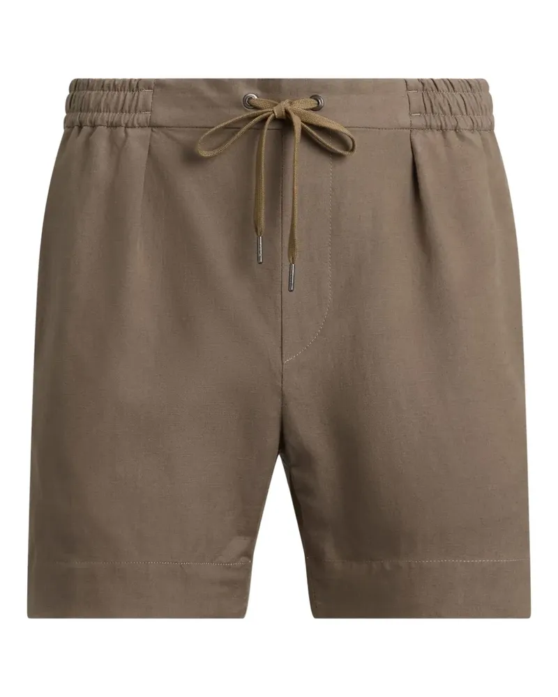 Ralph Lauren Plissierte Shorts mit Kordelzug - Nude Nude