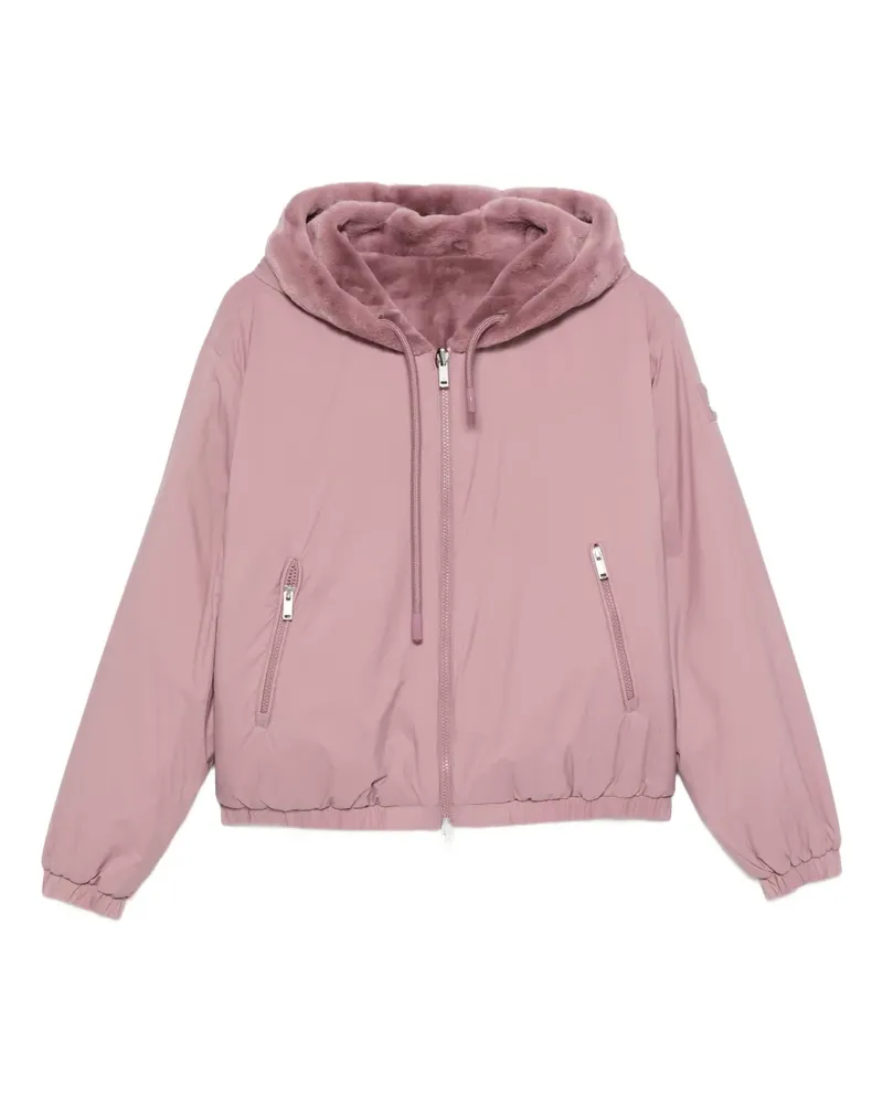 Moose Knuckles Kapuzenjacke mit Eingrifftaschen - Rosa Rosa