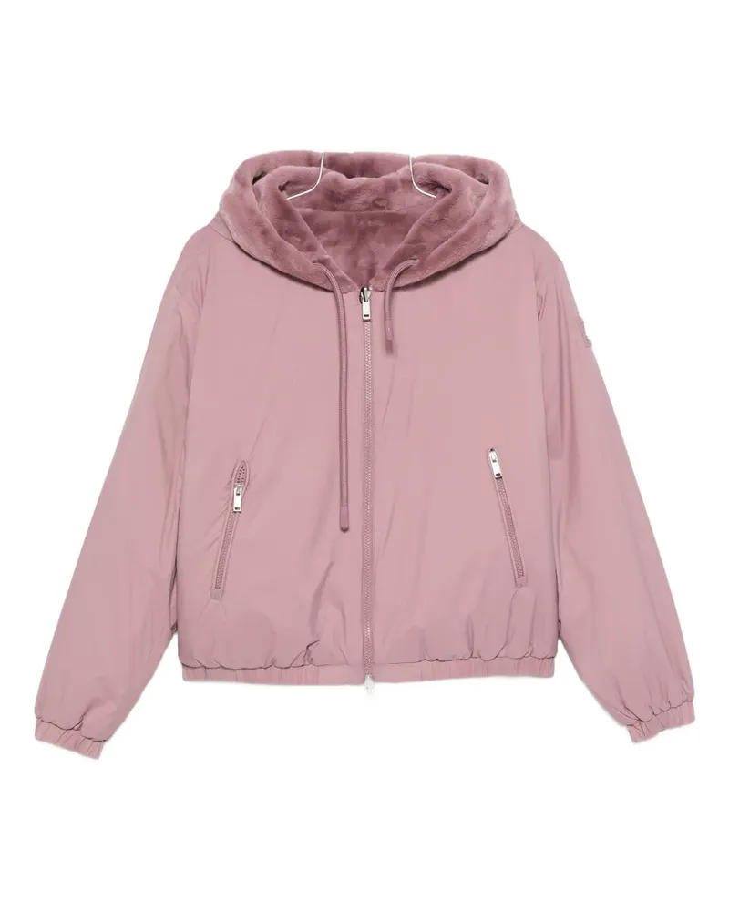 Moose Knuckles hooded welt-pockets jacket - Rosa Rosa