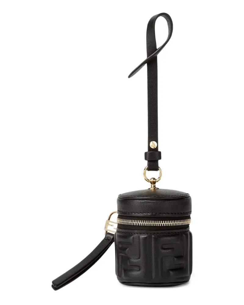 Fendi Baguette Anhänger mit Logo - Schwarz Schwarz