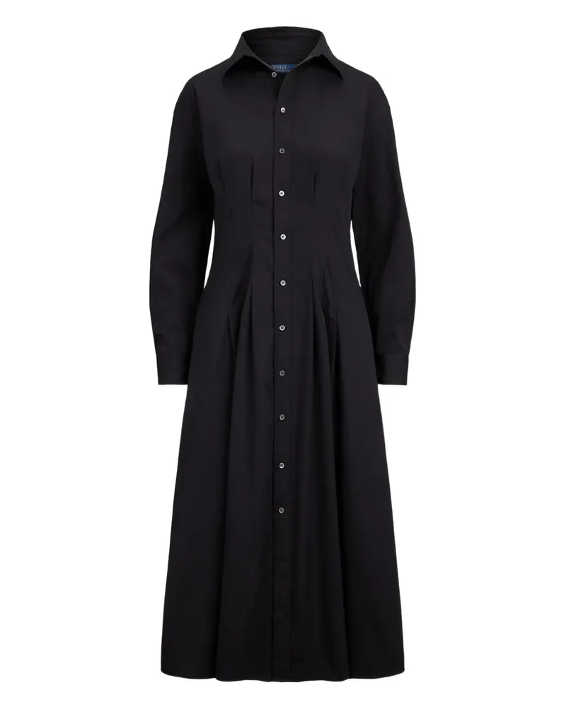 Ralph Lauren Hemdkleid mit Kragen - Schwarz Schwarz