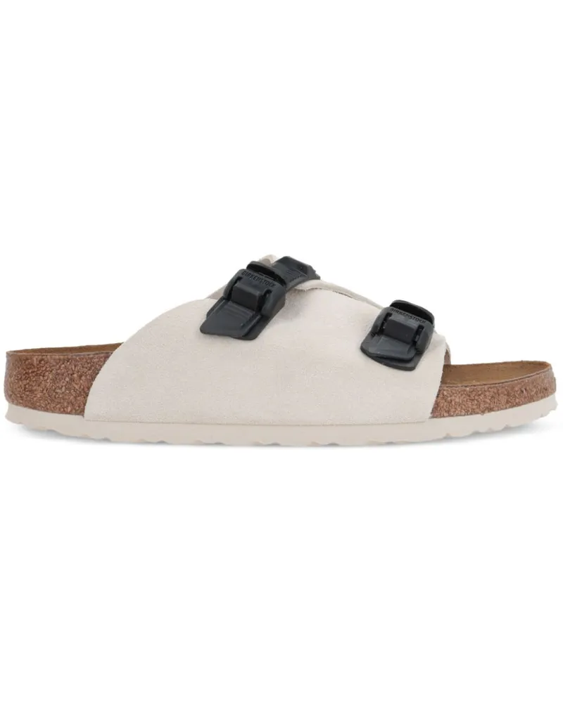 Birkenstock Zürich Tech Sandalen aus Wildleder - Weiß Weiß