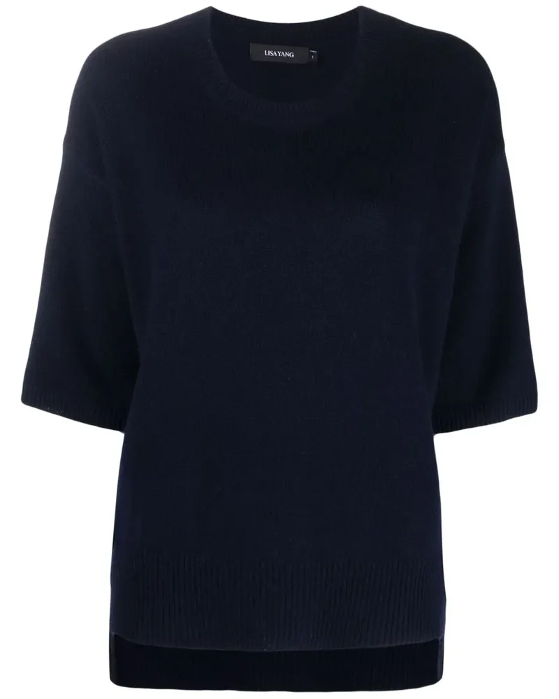 Lisa Yang T-Shirt aus Kaschmir - Blau Blau