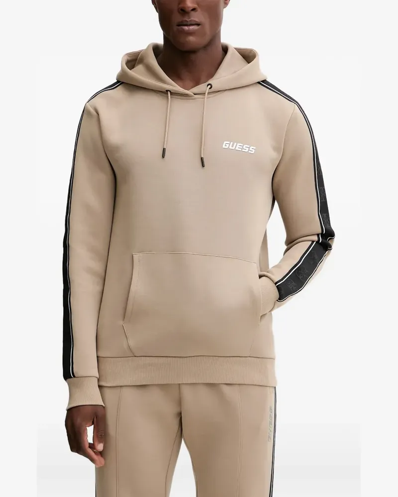 Guess Hoodie mit Logo-Band - Nude Nude