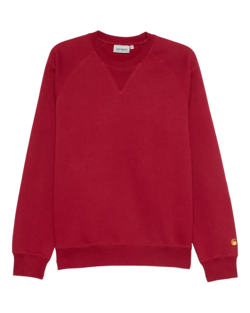 Carhartt WIP Chase Sweatshirt mit Raglanärmeln - Rot Rot