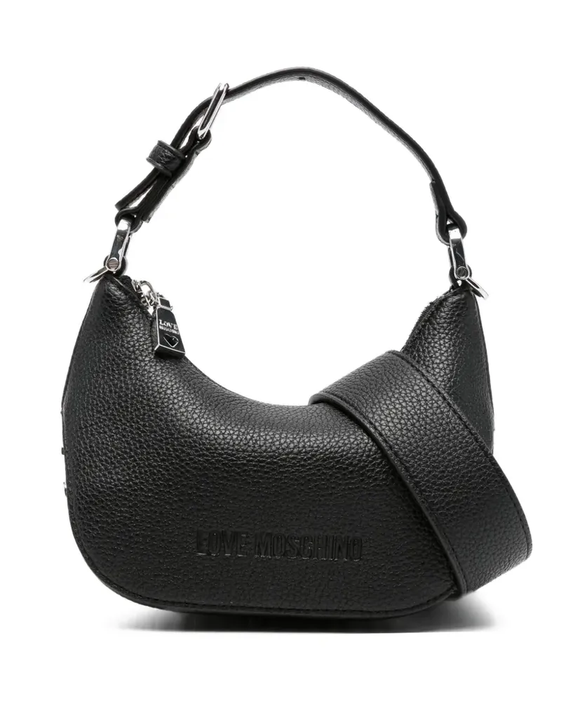 Moschino Tote Bag mit Logo-Schriftzug - Schwarz Schwarz