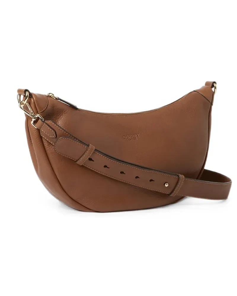Osprey Oxford leather crossbody bag - Braun Braun