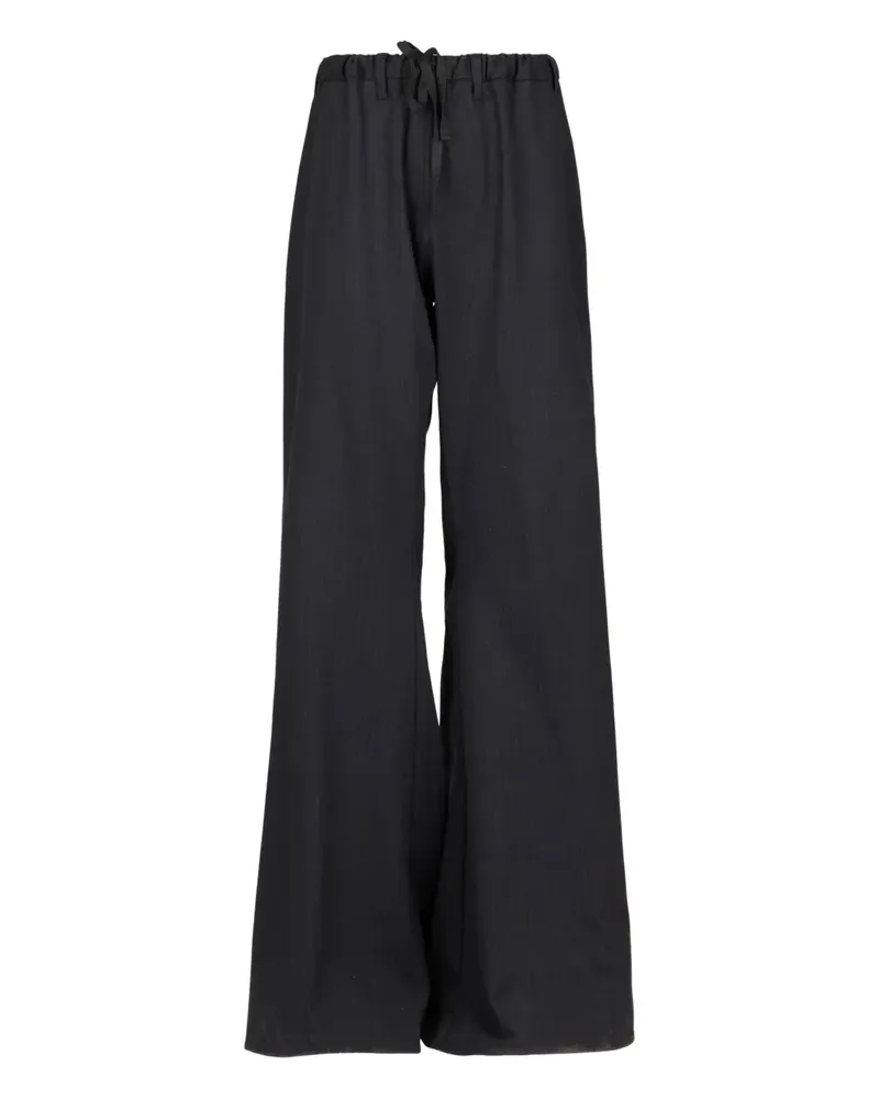 Hannes Roether drawstring trousers - Schwarz Schwarz
