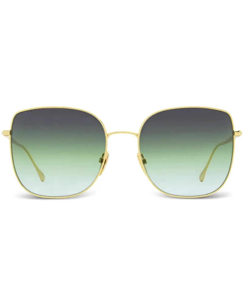Isabel Marant Zuko Sonnenbrille mit eckigem Gestell - Gold Gold