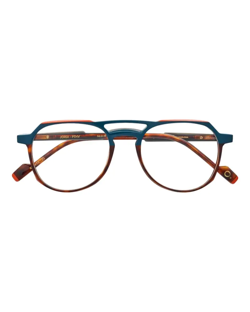 Etnia Barcelona Jordi Brille mit geometrischem Gestell - Blau Blau