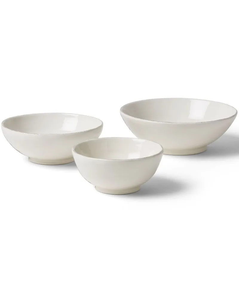 Brunello Cucinelli Schalen aus Keramik (3er-Set) - Weiß Weiß