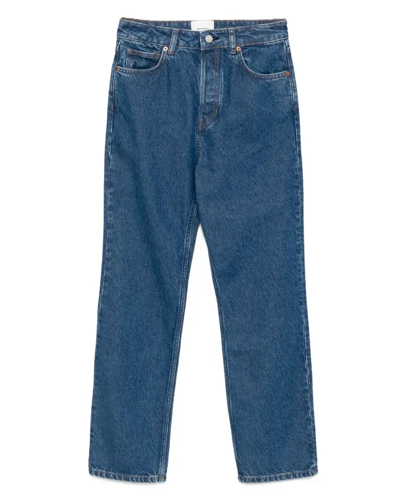 Reformation Cynthia Straight-Leg-Jeans - Blau Blau