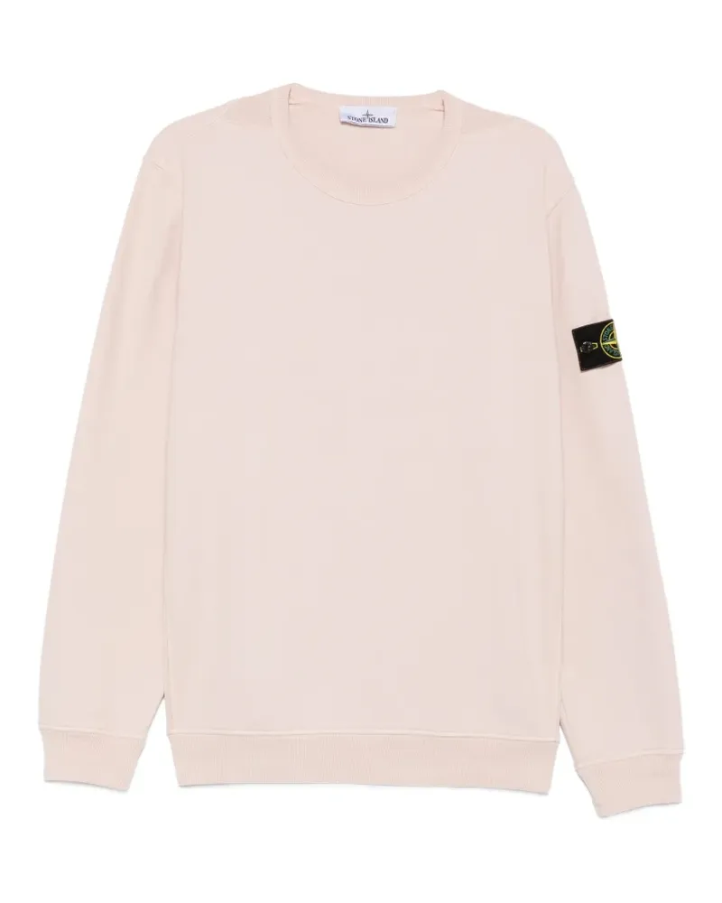 Stone Island Pullover mit Logo-Patch - Rosa Rosa