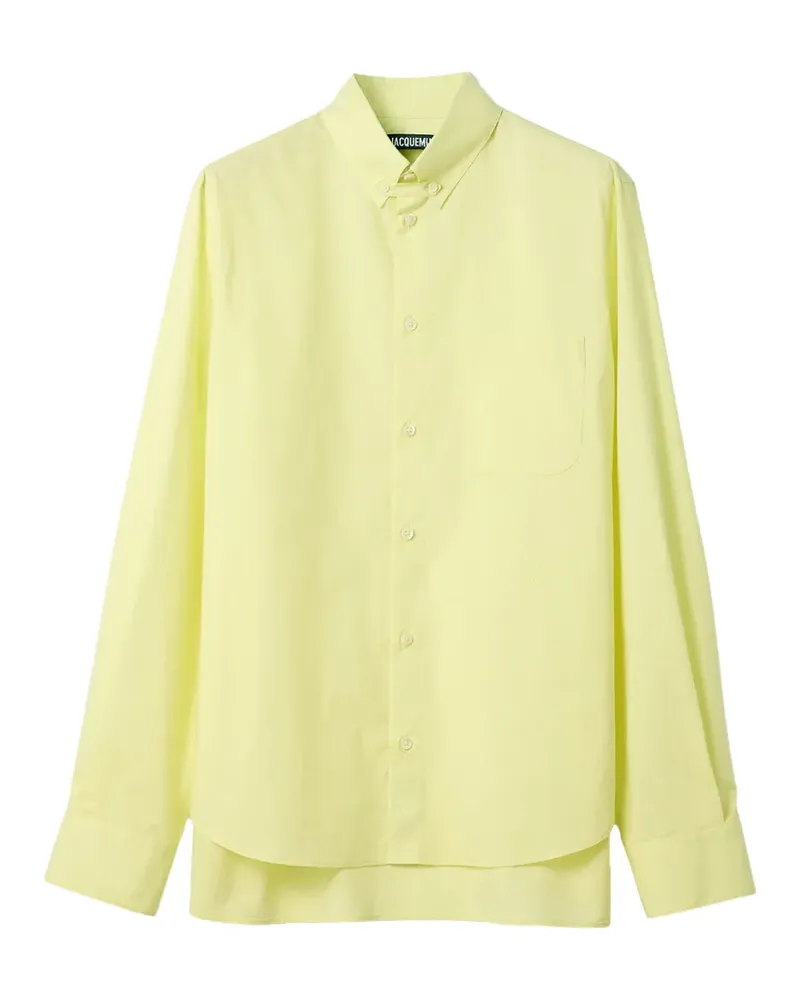 Jacquemus Tailleur Hemd im Layering-Look - Gelb Gelb