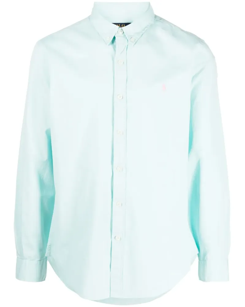 Ralph Lauren Hemd mit Logo-Stickerei - Blau Blau