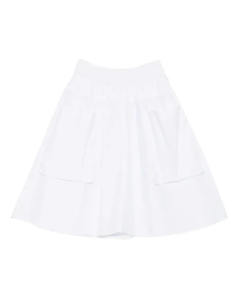 ASPESI A-line pocket mini skirt - Weiß Weiß