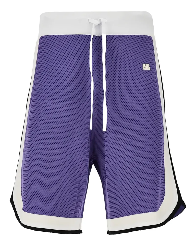 Wales Bonner Joggingshorts mit Logo-Patch - Violett Violett