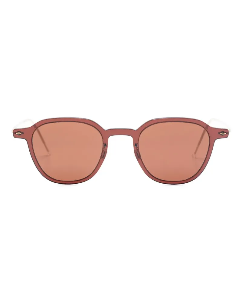 Lindberg Sonnenbrille mit rundem Gestell - Braun Braun