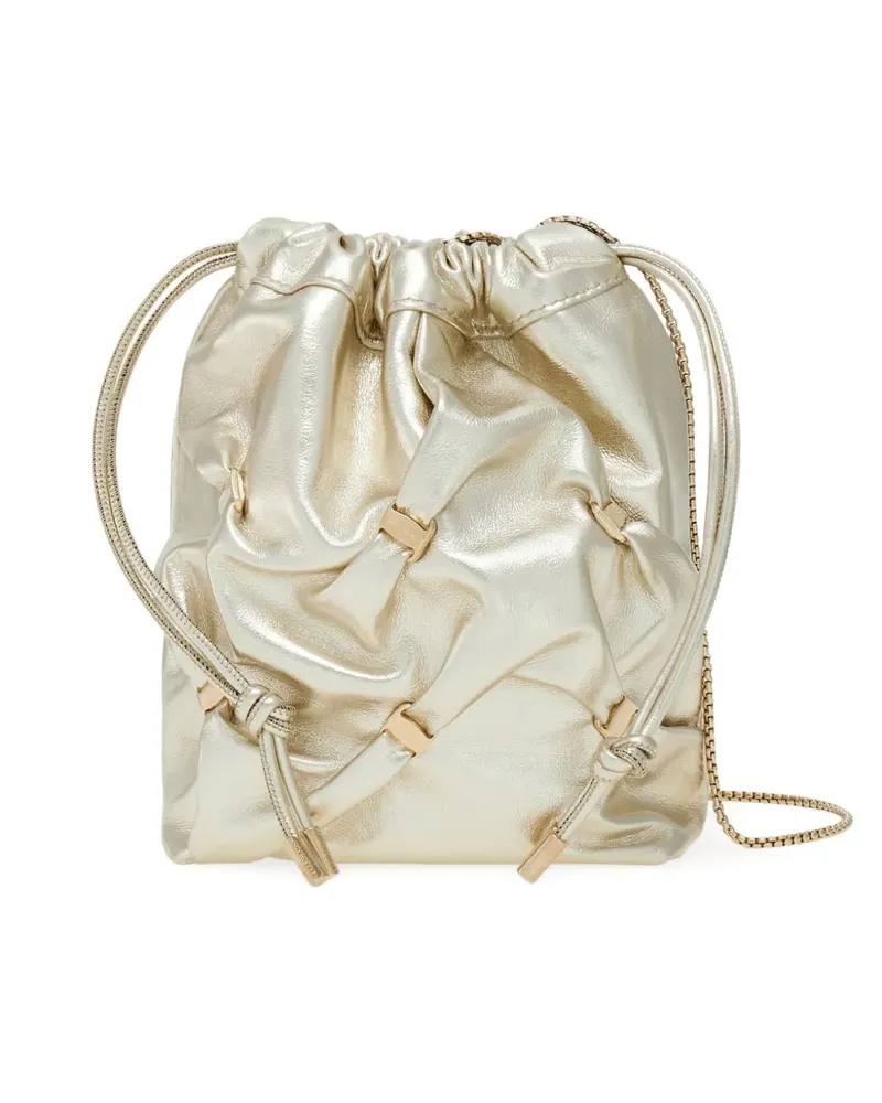 Ferragamo mini Vara-bows bucket bag - Gold Gold