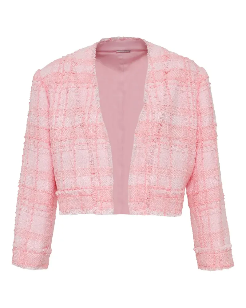 Alexis Tweed-Jacke mit Karomuster - Rosa Rosa
