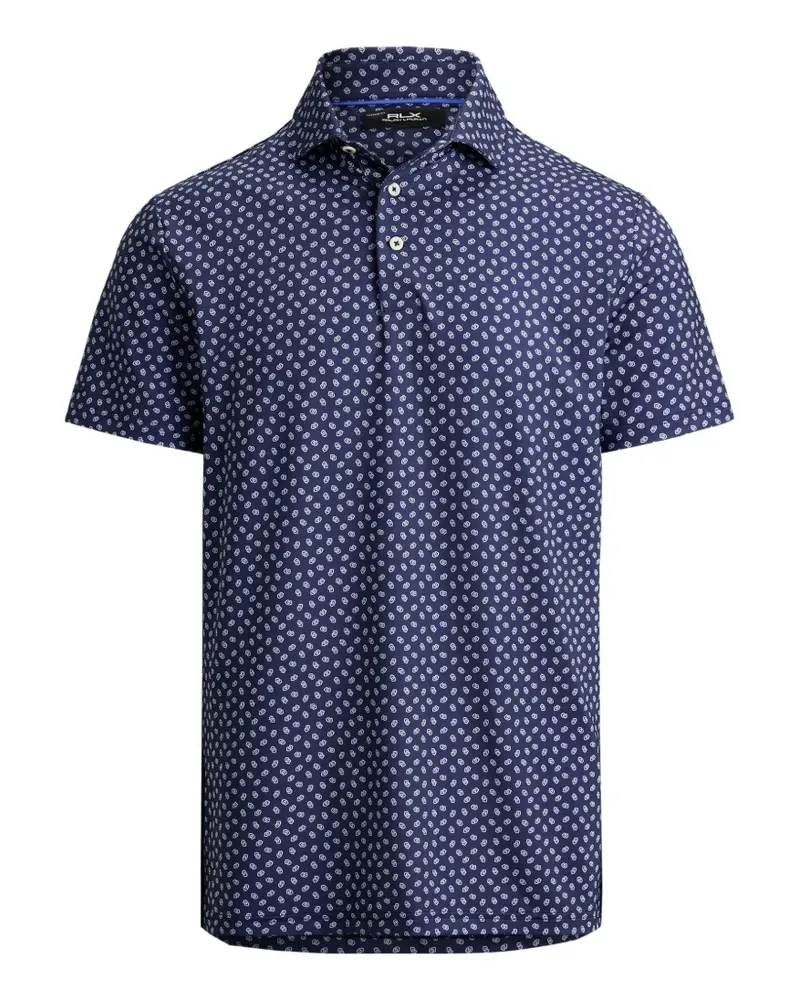 Ralph Lauren Gemustertes Poloshirt - Blau Blau