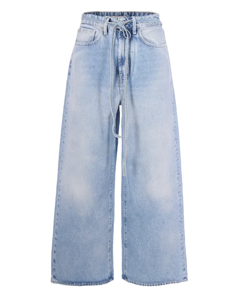 Cycle Jeans mit weitem Bein - Blau Blau