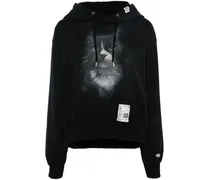 Sweatshirt mit Katzen-Print