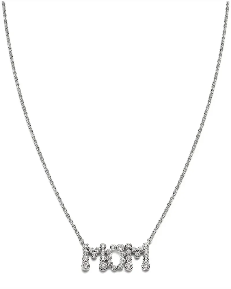 Maria Black Mom Collet necklace - Silber Silber