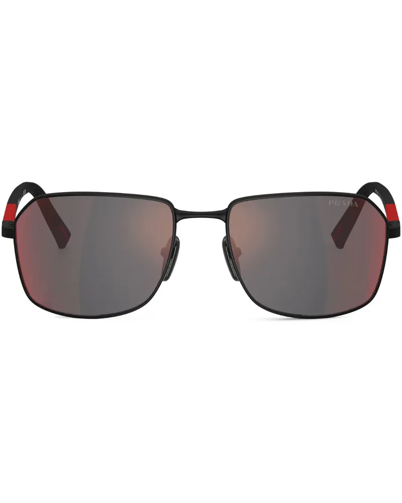 Prada Linea Rossa Sonnenbrille - Schwarz Schwarz