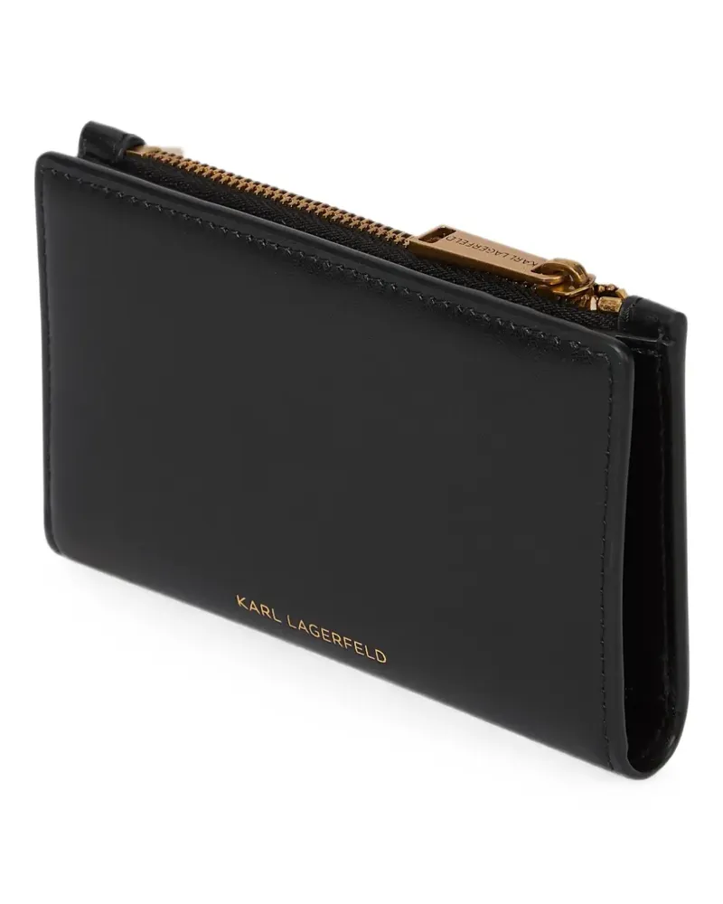 Karl Lagerfeld Mittelgroßes K/Autograph Portemonnaie - Schwarz Schwarz