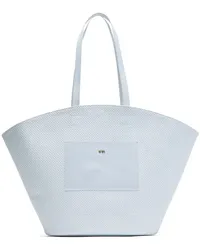 N° 21 Panier Shopper aus Raffiabast Blau