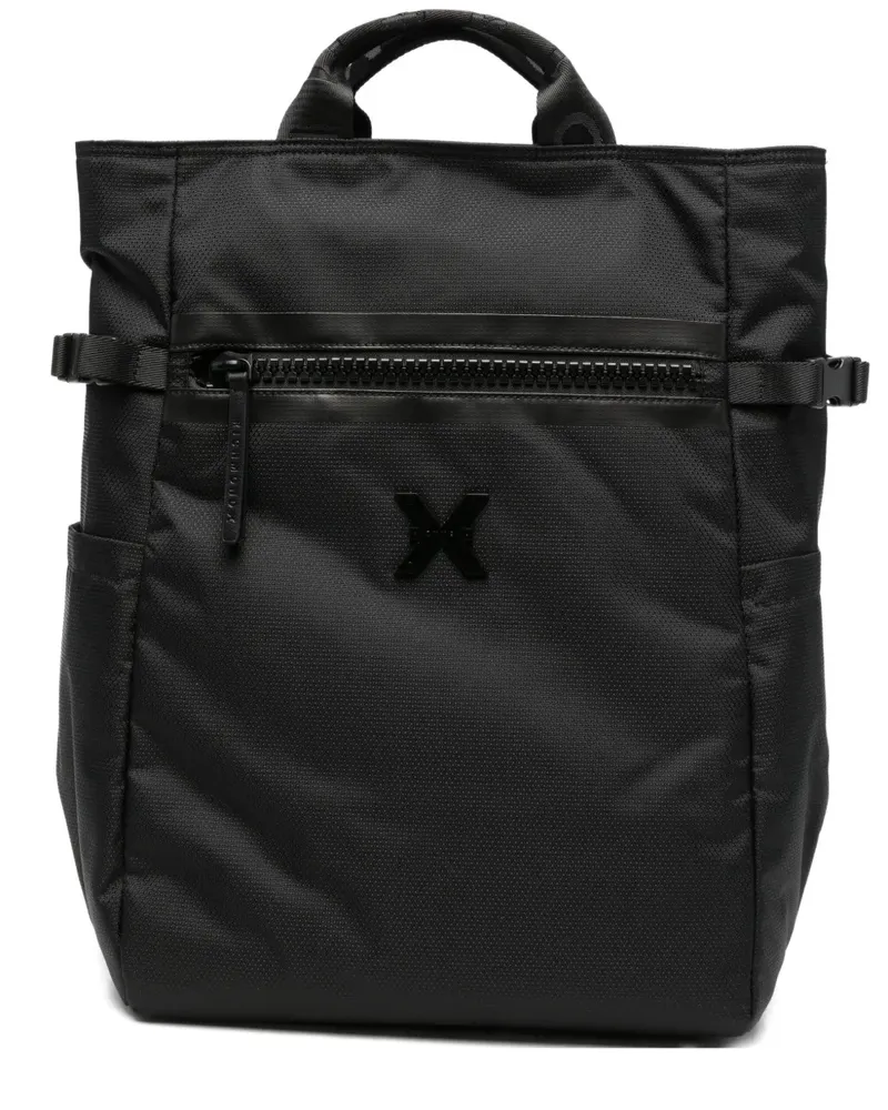 John Richmond Rucksack mit Reißverschlussdetail - Schwarz Schwarz