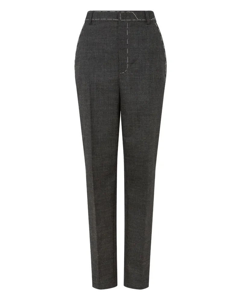 Moschino Hose mit Kontrastnähten - Grau Grau